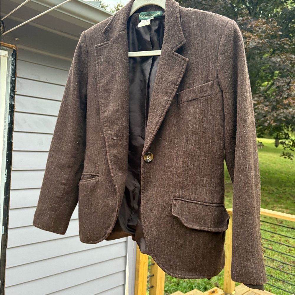 Brown Wool Blazer